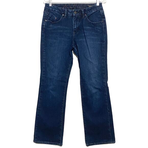 JAG Jeans Mid Rise Boot Leg Women 8 Stretch Capsule Normcore Preppy Western Barn - Picture 1 of 8